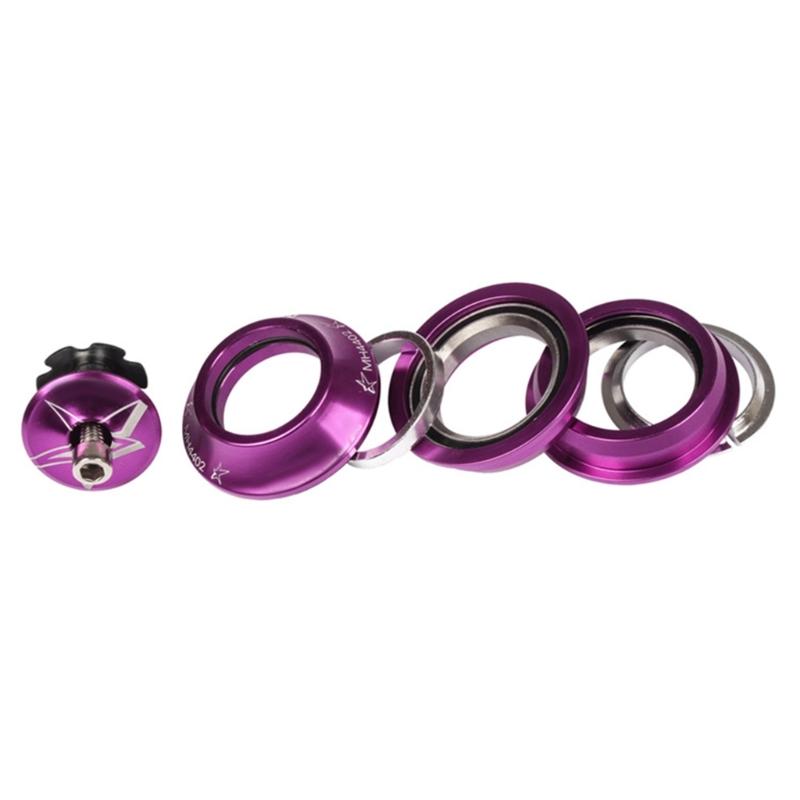 Easyly Mount Bicycles Headsets High Strength Alloys Enhances Durability Threadless Headsets for Road Bicycles