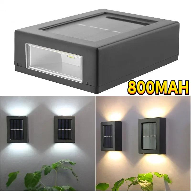 

800 мАч уличная солнечная лампа светодиодный солнечный свет настенный уличный фонарь лампа на солнечной энергии солнечный свет IP65 водонепроницаемый солнечный светильник садовый декоративный
