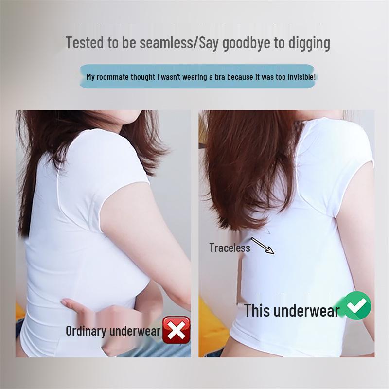 Women's Wirefree Full Coverage Push-Up Lace Minimizer Bra with Side Support and Adjustable Straps