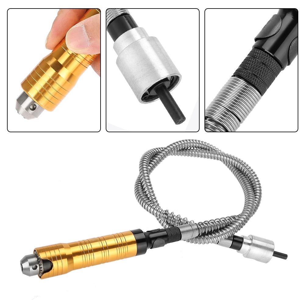 6mm Flexibler Flexwellen-Aufsatz für Bohrmaschine, Schleifmaschine, Werkzeug 0.5 6.5mm Spannfutter Griff