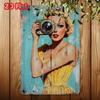 Retro Metal Tin Sign Art, Vintage Wall Decor for Living Room Garage 20x30cm