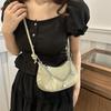 2025 New Versatile Women's Bag Exquisite Foreign Style Chain Solid Color Casual Simple Fashion Women's Shoulder Messenger Bag
