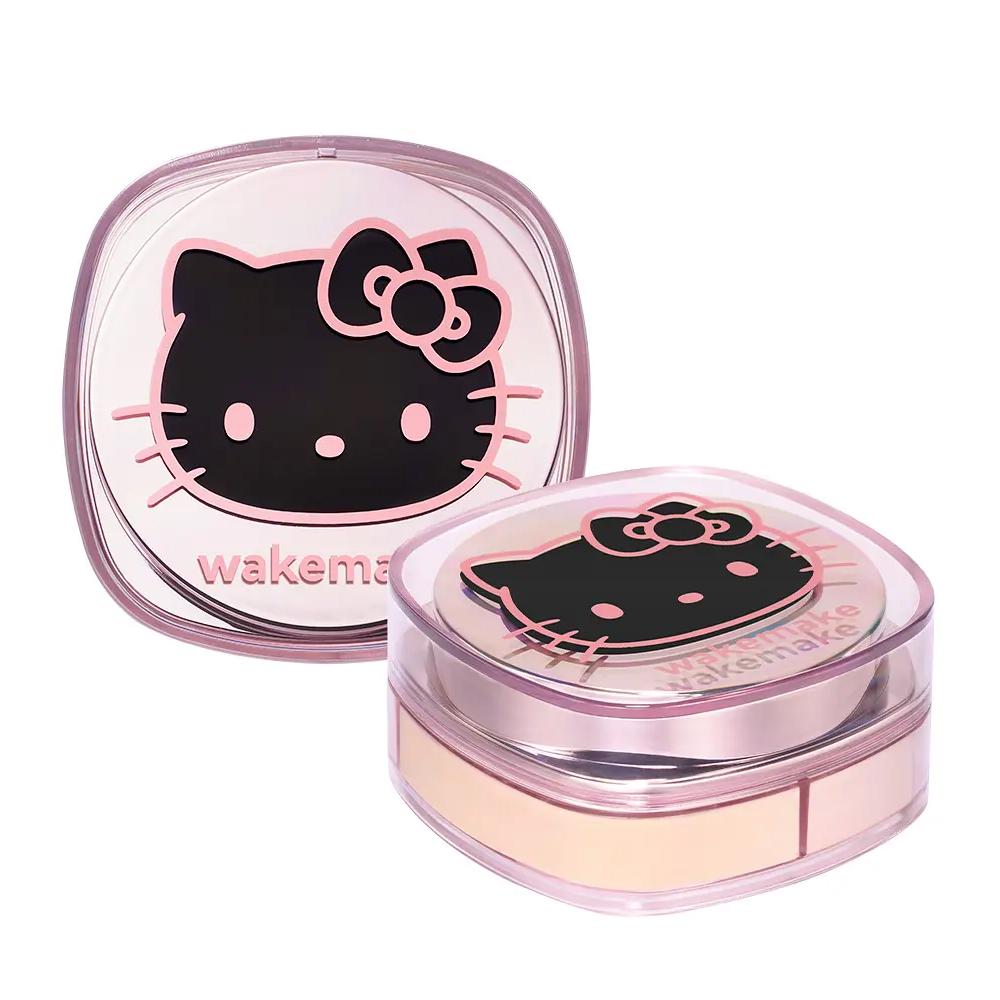 [Hello Kitty Black Edition] WAKEMAKE Stay Fixer Multi Color Powder 02 Light Skin