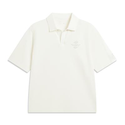 Li Ning Sports Lifestyle Series Polo Shirt With Embroidered Logo Unisex Polo Shirts APLW293-6