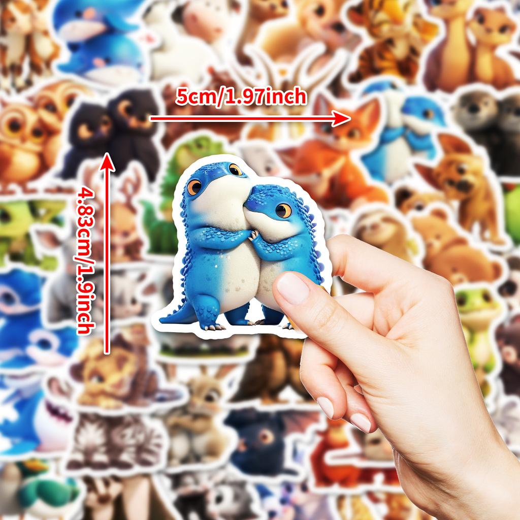 50 Cute Lizard Graffiti Stickers Stickers Mobile Phone Case Skateboard Decoration