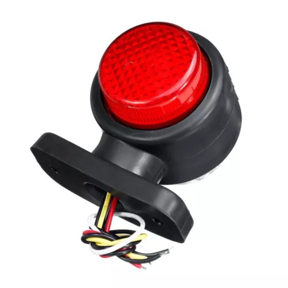 2 Stück Drei Seiten LKW Licht Anhänger Seitenmarkierungslicht LED Bremslicht Standlicht Blinker LED Warn-Rücklicht
