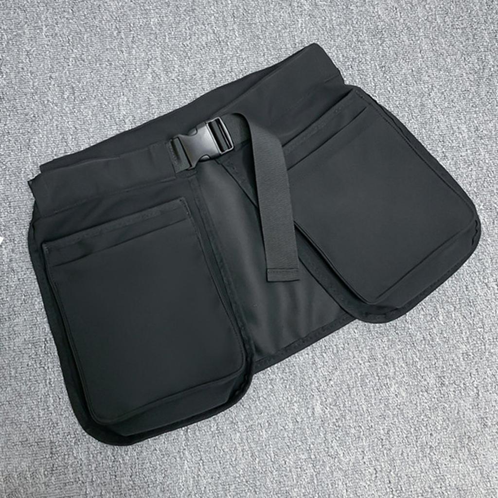 Adjustable Waistband Gardening Waist Belt Apron Bag with Multiple Pockets for Tool Storage Carpenters Utility Tool Bag