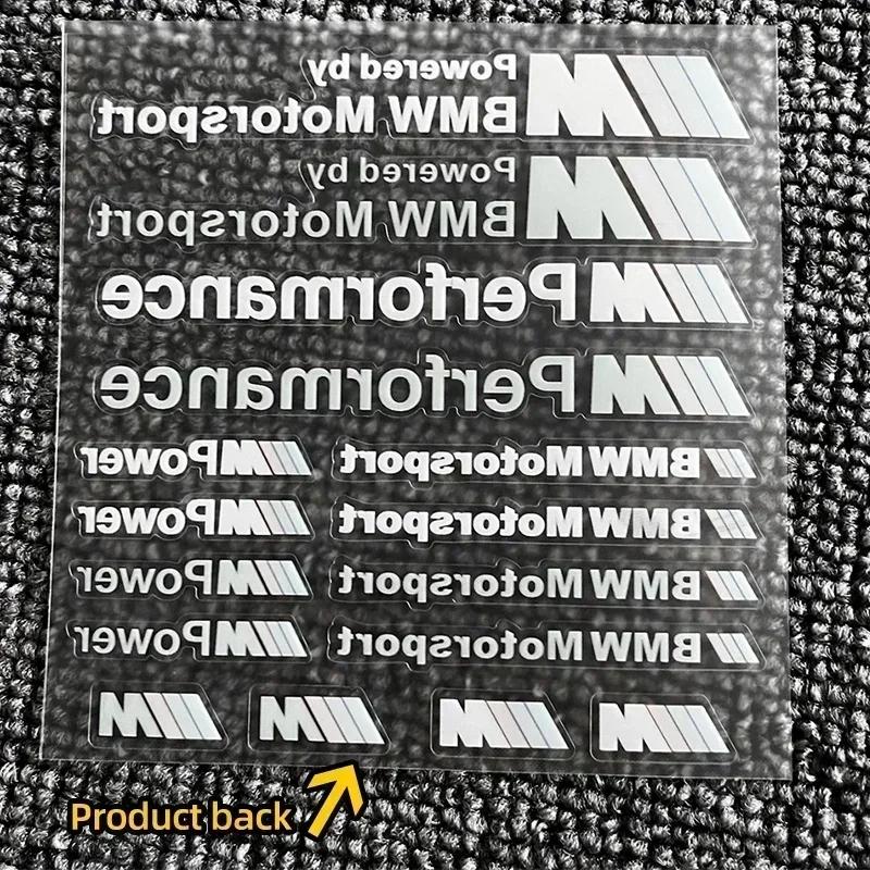 New Hots E60 E60 E93 E60 For BMW M X3 X5 X6  1set Car Badge Sticker Car Decoration Decal For Bmw M Performance Power X1 X3 X5 X