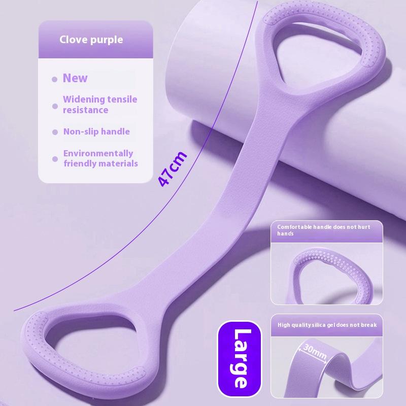 8-Shaped Pull-Up Device For Shoulder Slimming And Back Training, Yoga Fitness And Stretching Band With Yoga Elasticity