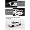 1/32 Scale Honda Civic Type-R Super Car Alloy Diecast Metal Model Sound Light Pull Back Toy Collect Display Birthday Present for Kids