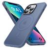 Shockproof Matte Transparent Phone Case For iPhone 15 14 13 12 11 Pro Max 15 Plus For Magsafe Magnetic Wireless Charging Cover