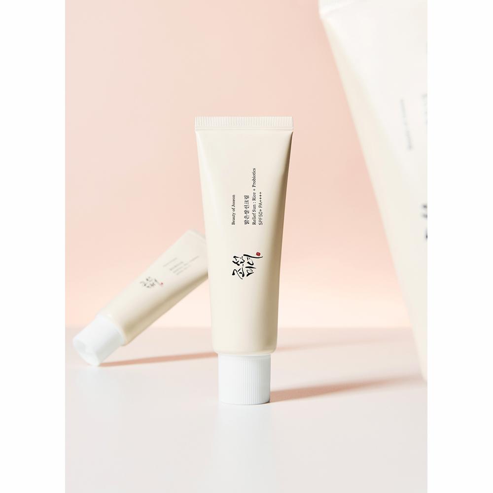 Beauty of Joseon Relief Sun Rice + Probiotics, 50ml (2pcs) SPF50+ PA++++,Korean