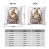 Cute Easter Rabbit Pillow Cover Eggs Cute Funny Pillow Case For Sofa Bedroom Home Decor Cushion Cover Square Pillowcases