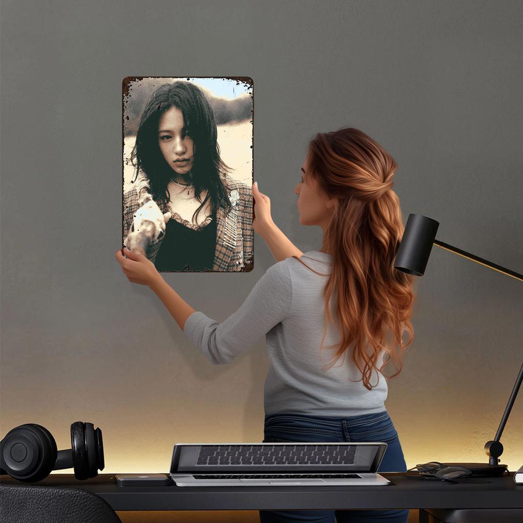 Yujin IVE EMPATHY Metal Poster Vintage Interior Decoration Living Room Custom Metal Tin Signs for Wall Art Decoration Retro Home