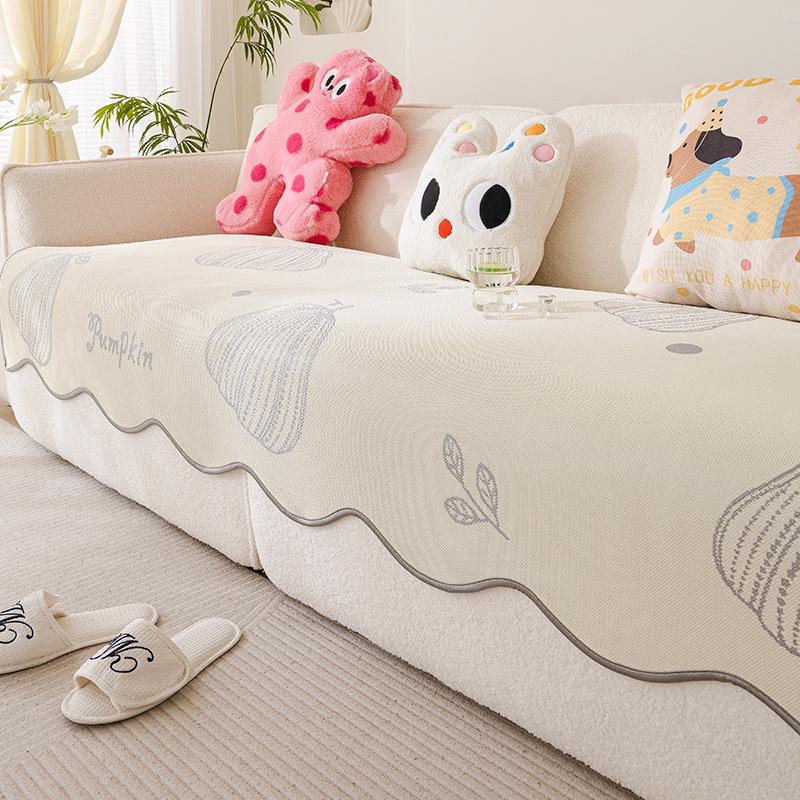 Dopamine Fun Sofa Cushion  New Four-Season Universal Cover Cloth Towel One-Piece Lazy Sofa Cushion