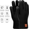 Winter Gloves for Women Ladies Men Thermal Touch Screen Gloves with Fleece Lining Soft Warm Knit Gloves for Running Ski