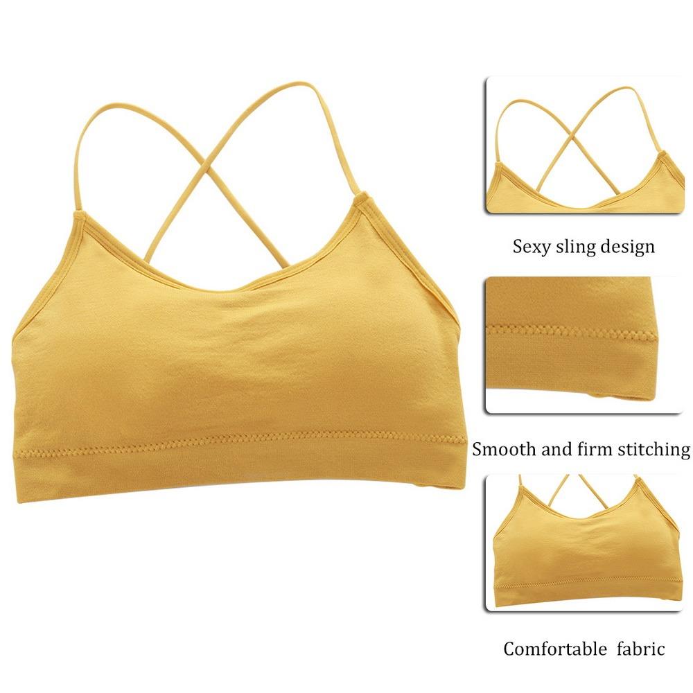 Cross Strap Sports Bra Push Up Sport Bra Top Women Elegant Yoga Gym Crop Top Brassiere Fitness Top Sport Breathable Beauty Back Bras