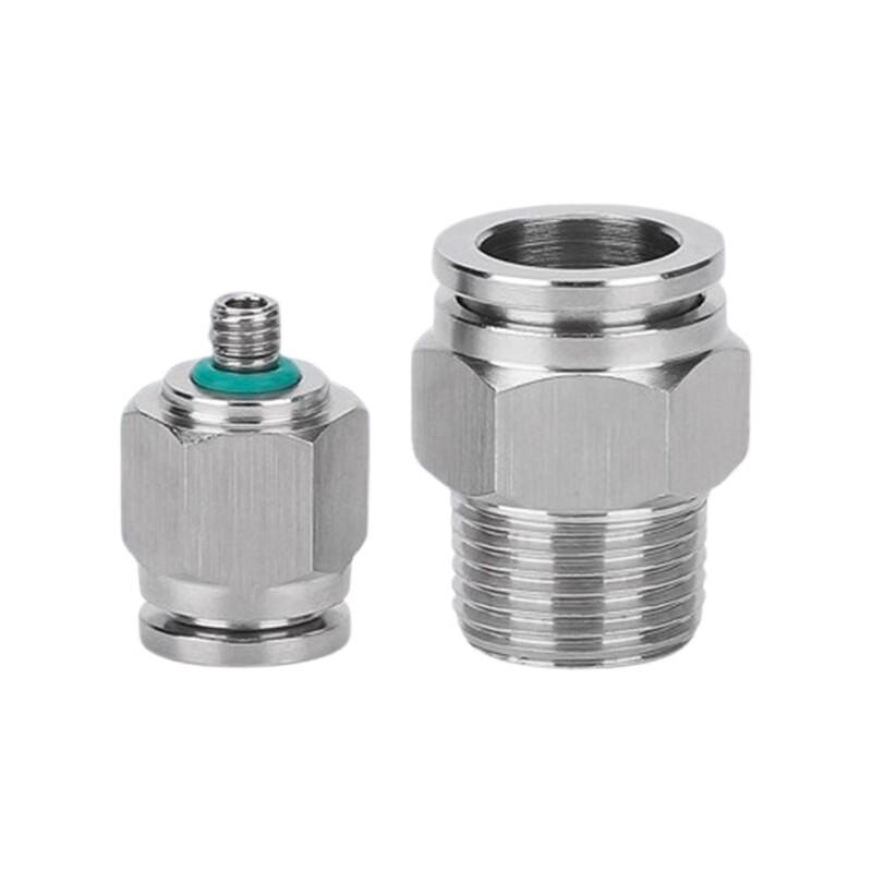 Stainless Steel Air Pipe Straight Quick Connector