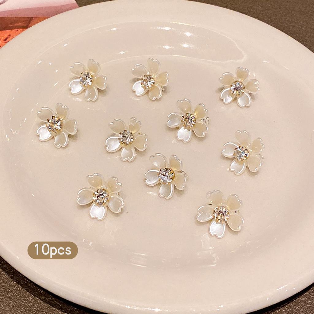 10 Muschelblumen Haarspangen Koreanische Edition Mode Haarspangen Geeignet für den täglichen Gebrauch