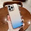 Luxury Gradient Plating Glitter Case For iPhone 11 12 13 14 15 16 Pro Max Pro Max Plus Fashion Shockproof Transparent Soft Cover