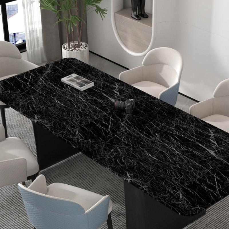 Marble Wall Stickers Wallpaper, Kitchen Countertops Cabinets Furniture Self-adhesive Wallpaper, PVC Greaseproof Stickers