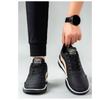 Men's Spring Soft Sole Lightweight Breathable Lace-Up Casual Skate Shoes.