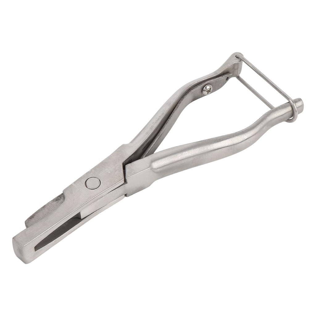 Animal Ear Tag Pliers Stainless Steel U Shape Notcher Livestock Farm Equipment for Neatly Notched Marking