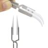 3 PCS Straight Tip Ceramic Tweezer Soldering Anti-Static Tweezers Soldering Tweezers  Hand Tool
