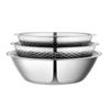 Debo 4-Piece Cookware and Rice Strainer Set