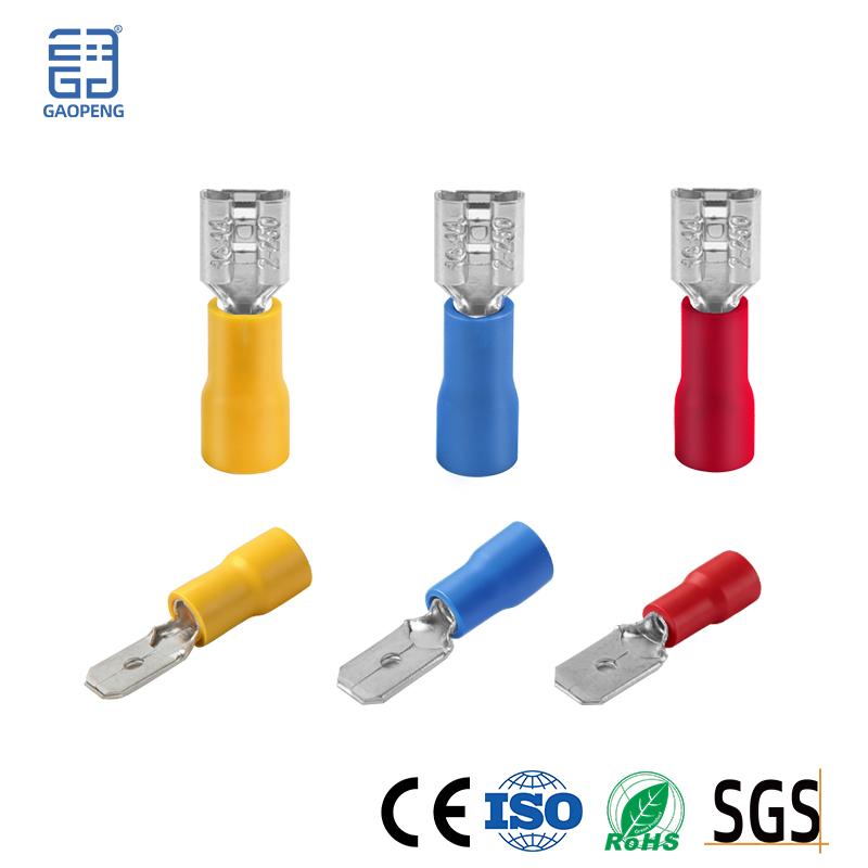 FDD Female Insulated Electric Wire Splicing Joiner Cable Crimp Terminals Butt Connector Cable Lug