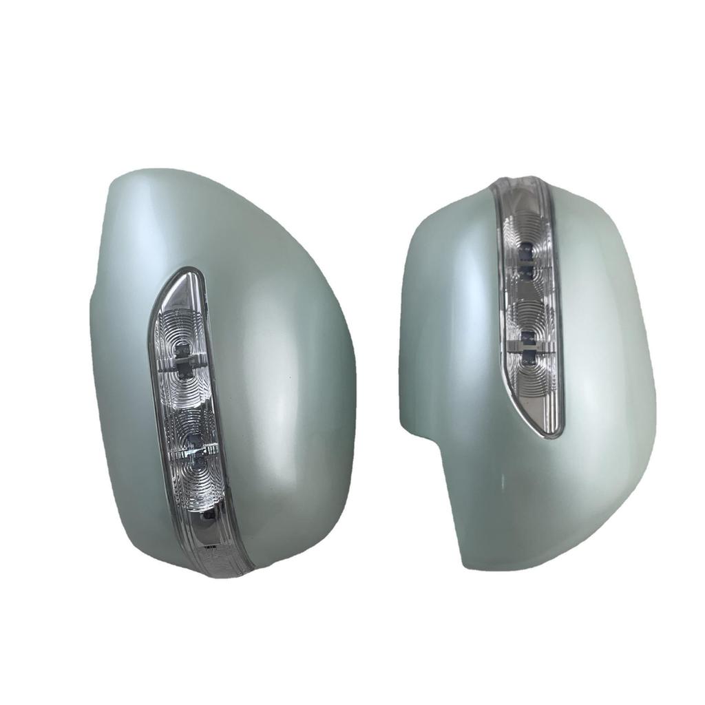 Carbon Fiber Rearview Mirror Cover with Light for 03-09 Prado 2700