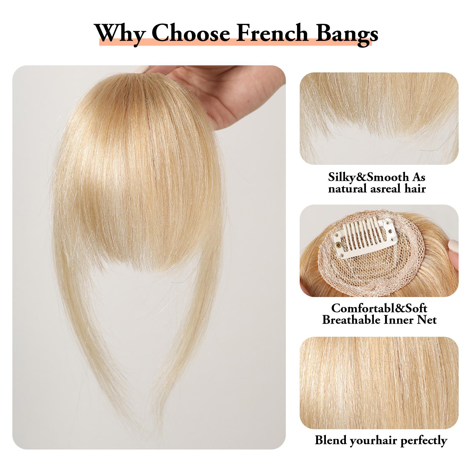 

HAIRCUBE Светло-русые человеческие волосы Челка Тупая стрижка Натуральные волосы Челка Бахрома Накладные волосы на заколке для наращивания волос для женщин Афро