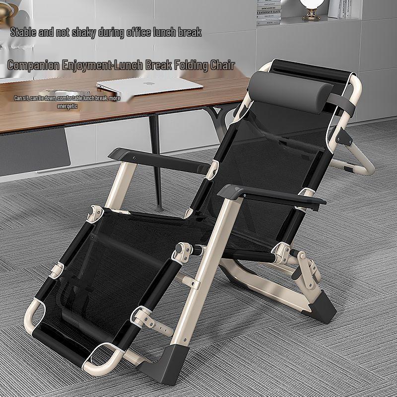 Reclining Foldable Lounge Chair for Napping, Office, or Home Use