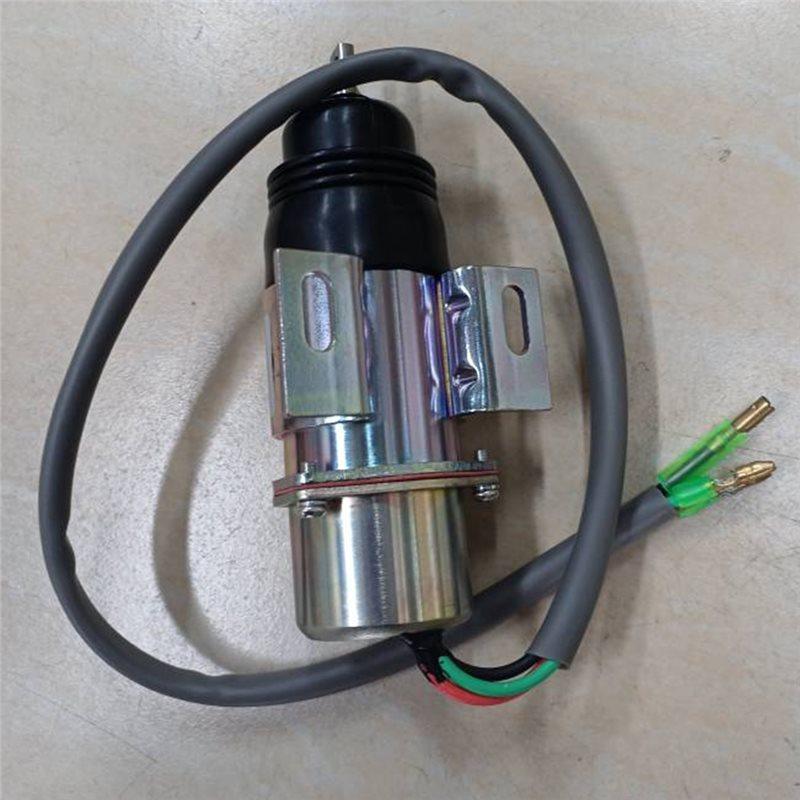 Excavator Flameout Solenoid Valve MV1-58 894453-3411 12V Shut Off Solenoid For Hitachi Isuzu Engine Kobelco