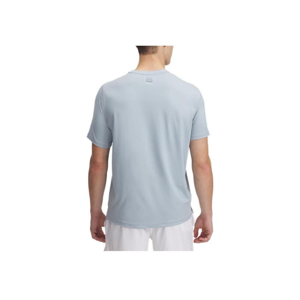 Under Armour Meridian Soft Series Round Neck Training Short Sleeve T-Shirt Men Tops Harbor-Blue 1386973-465