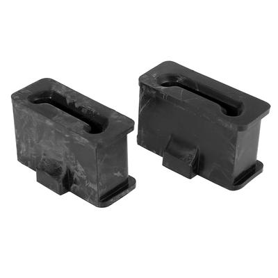Motoforti Motorcycle Rubber Muffler Mount 65724-85 Black Fits Harley-Davidson FL Trike 1985-2017 2 Pack