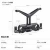 SMALLRIG Lens Support Universal Compatible with 50mm-140mm Diameter Lenses, For 15mm Diameter Rod, Height Adjustable - BSL2680