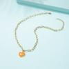 Stylish Heart Pendant Necklace In Multicolor With Elegant Design For Trendy Women Fashion Accessories
