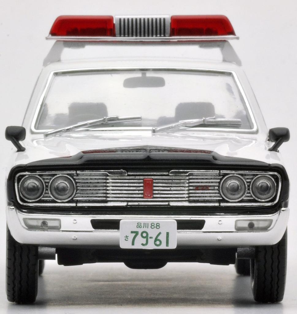 Tomica Limited Vintage Keisatsu 01 Gloria Patrol Car Completed LV-N43-Seibu (White/Black)