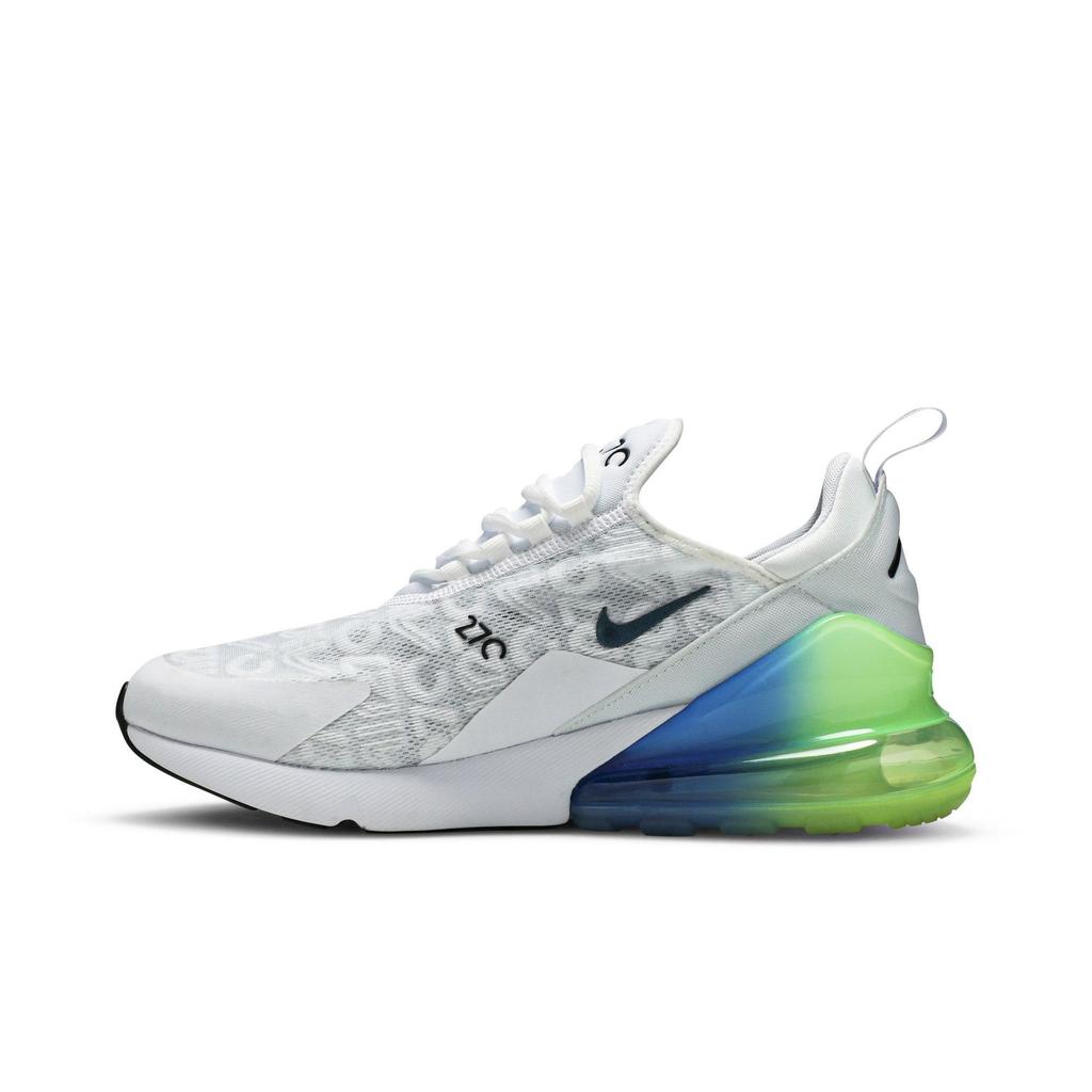 Nike Air Max 270 SE 'Explosion Green' (Unisex) White / Explosion Green-Yellow Running Shoes AQ9164 100