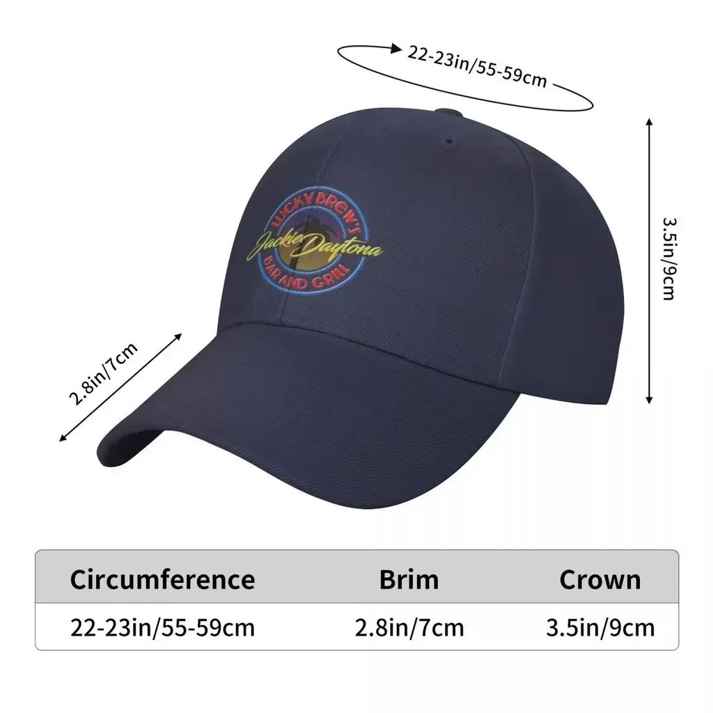 Jackie Daytona Cap baseball cap Beach outing thermal visor Cap female Men's