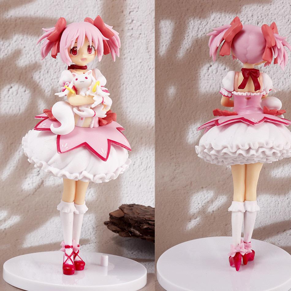 Aniem Figure  Anime Puella Magi Madoka Magica Cute Sitting Capital Girl PVC Anime Action Figures Anime Cartoon Model Toy Gift