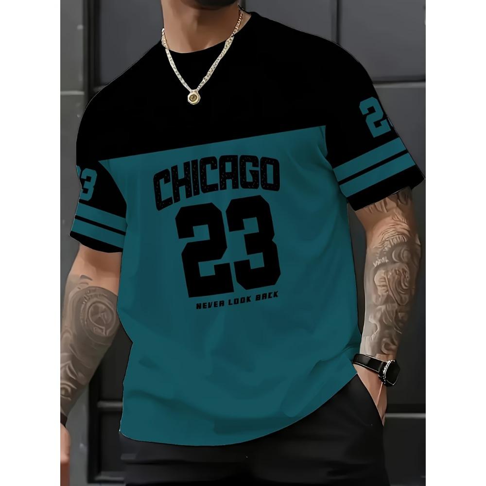 

Men s summer fashion street sports T-shirt casual round neck short sleeved T-shirt 6XL