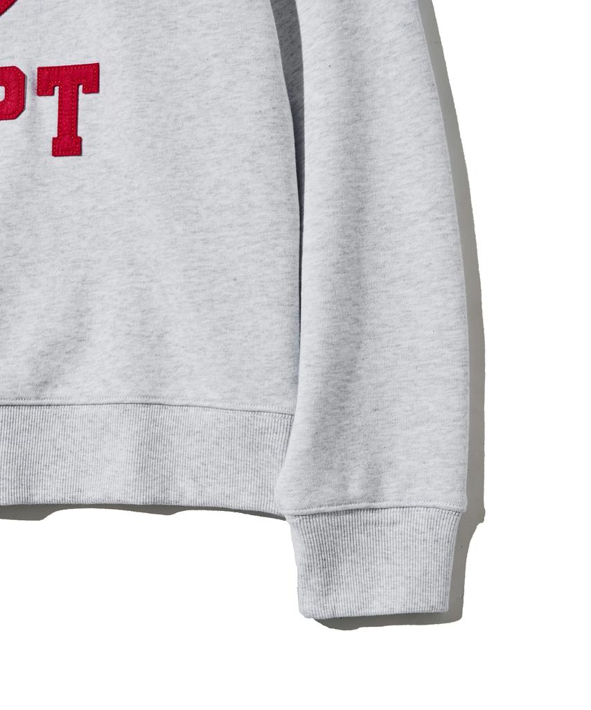 PHYSICAL DEPARTMENT Apple Arch Logo Sweatshirt_Light Gray