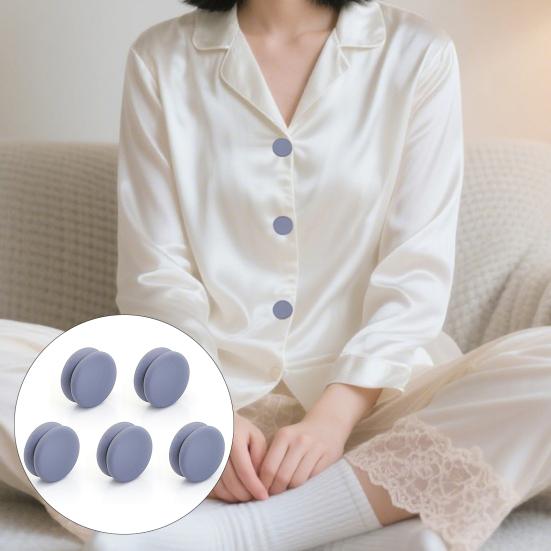 Multipurpose Fabric Fastener 5 Pcs Women Magnetic Shawl Button, No Snag Headband Scarf Clip, Multi-Use Pin for Fabrics Magnet Safety Pins, Metal