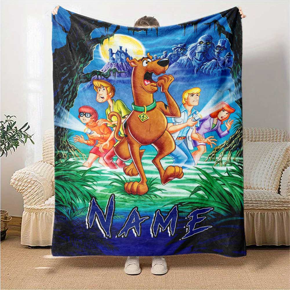 Warner (27) Customize Text Blanket Gift Customizable Blanket Ultra-Soft Perfect for Bedding Sofa Living Room Home Decor for All Occasions