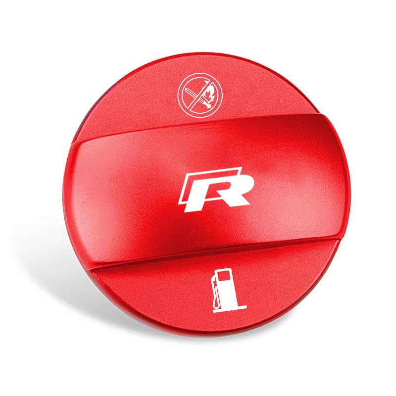 

2026 Hot Car Fuel Tank Caps Fuel Filler Door Cover Accessories for Volkswagen VW R Line Logo Touareg Golf 5 6 7 Jetta Passat B8