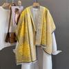 New Print Autumn Winter Scarf Women Pashmina Shawls and Wraps Cashmere Blanket Warm Thick Stoles for Lady Bufanda Stole