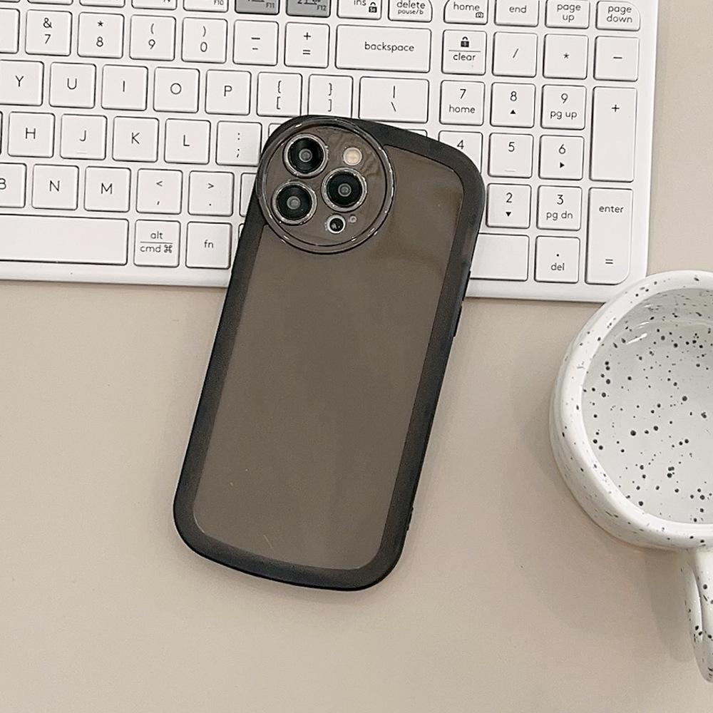 Transparent Candy Color Suitable for Iphone15promax Apple 14 Mobile Phone Case 11 Full Cover 1613 Silicone Case