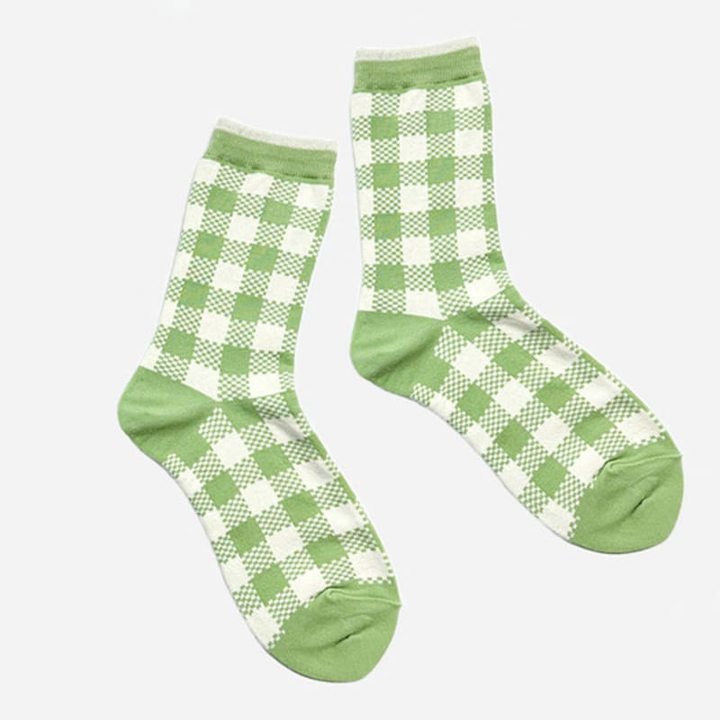 YELLOWSOCKS GINGHAM CHECK MINT